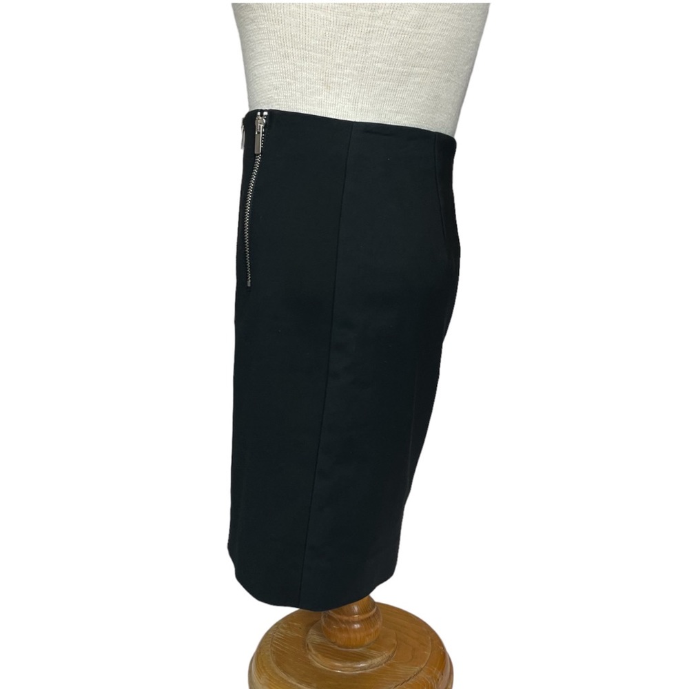French Connection Full Zipper Front Mini Pencil Skirt in Black Size 0 - Picture 6 of 13
